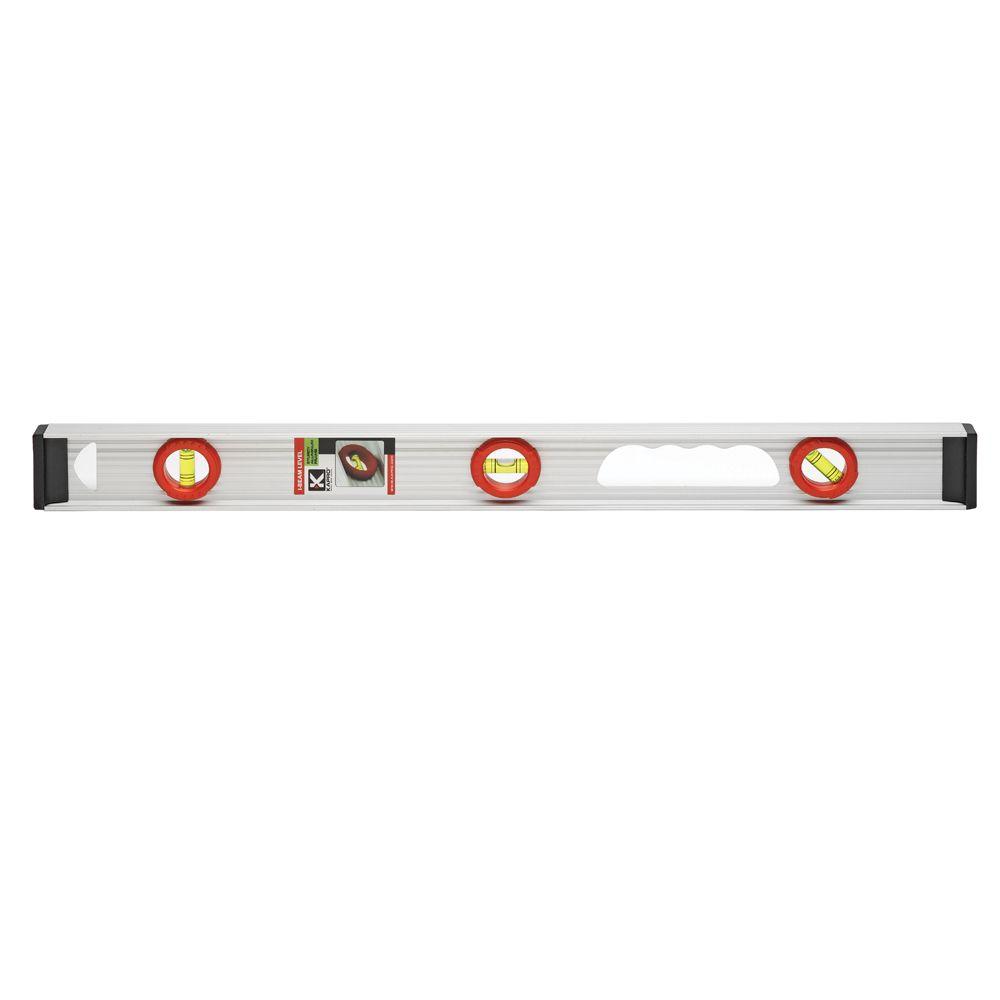 48 in. Bubble Vial Aluminum I-Beam Level