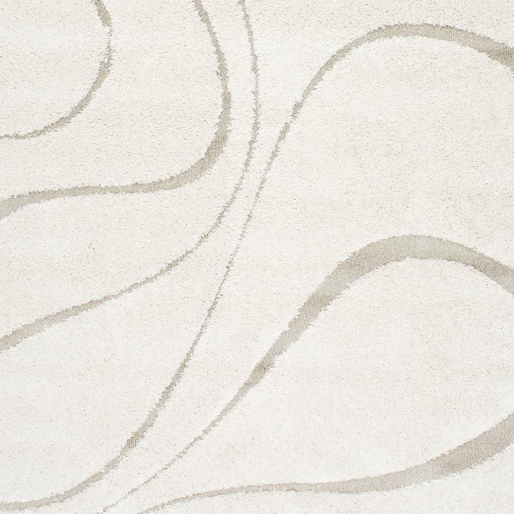 Nuloom Carolyn Contemporary Curves Cream 8 Ft Square Rug Curves Cream 8 Ft Square Rug