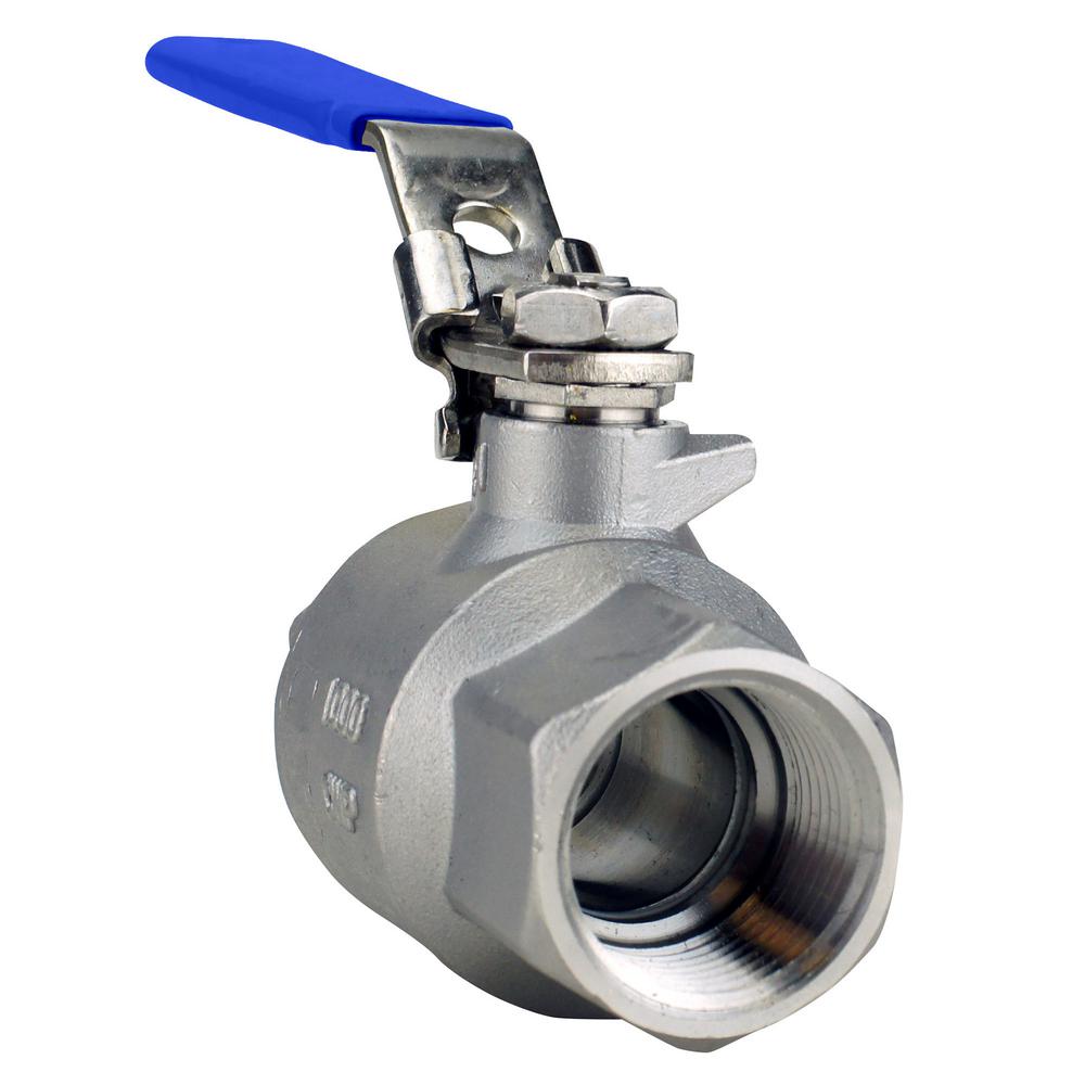 Apollo In Stainless Steel Fnpt X Fnpt Full Port Ball Valve With