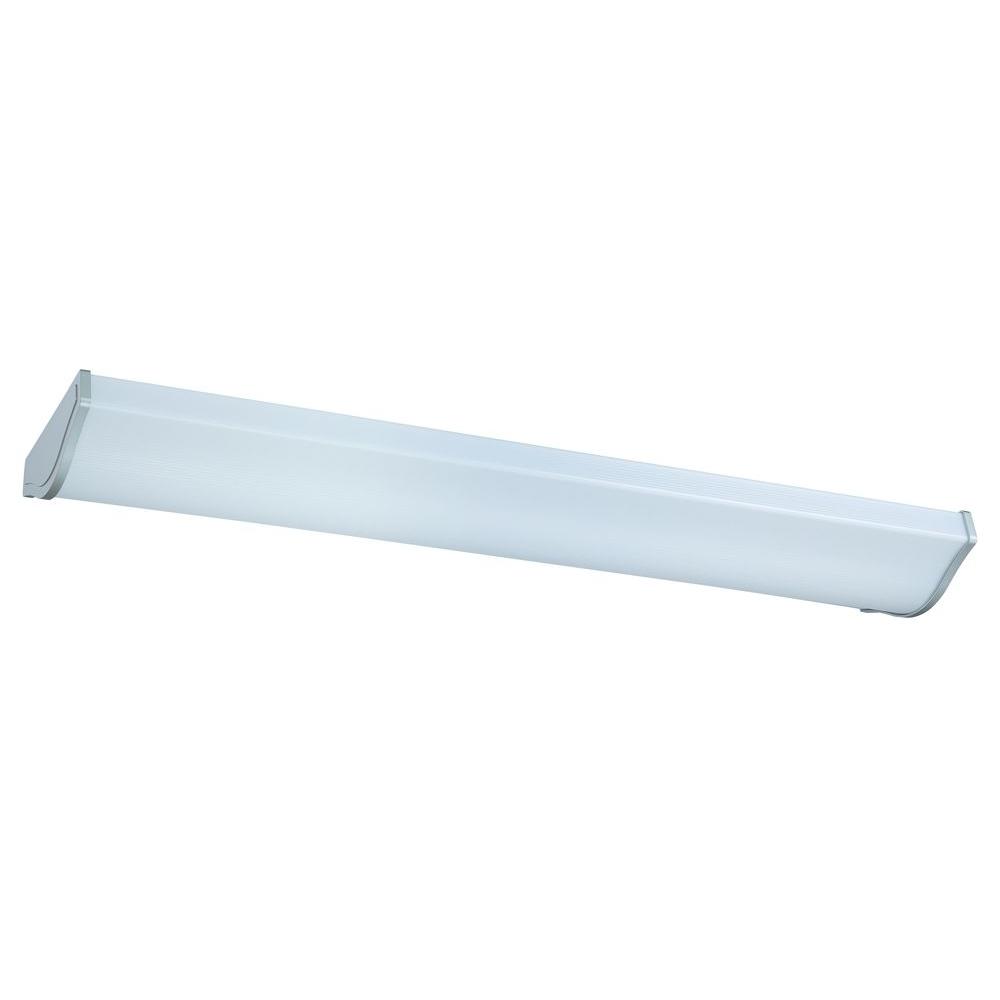 Sea Gull Lighting Drop Lens 2-light White Fluorescent Ceiling Fixture 