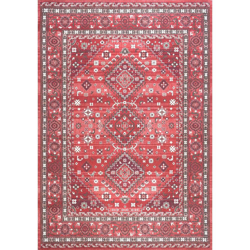 Nuloom Daenerys Persian Red 8 Ft X 10 Area Rug