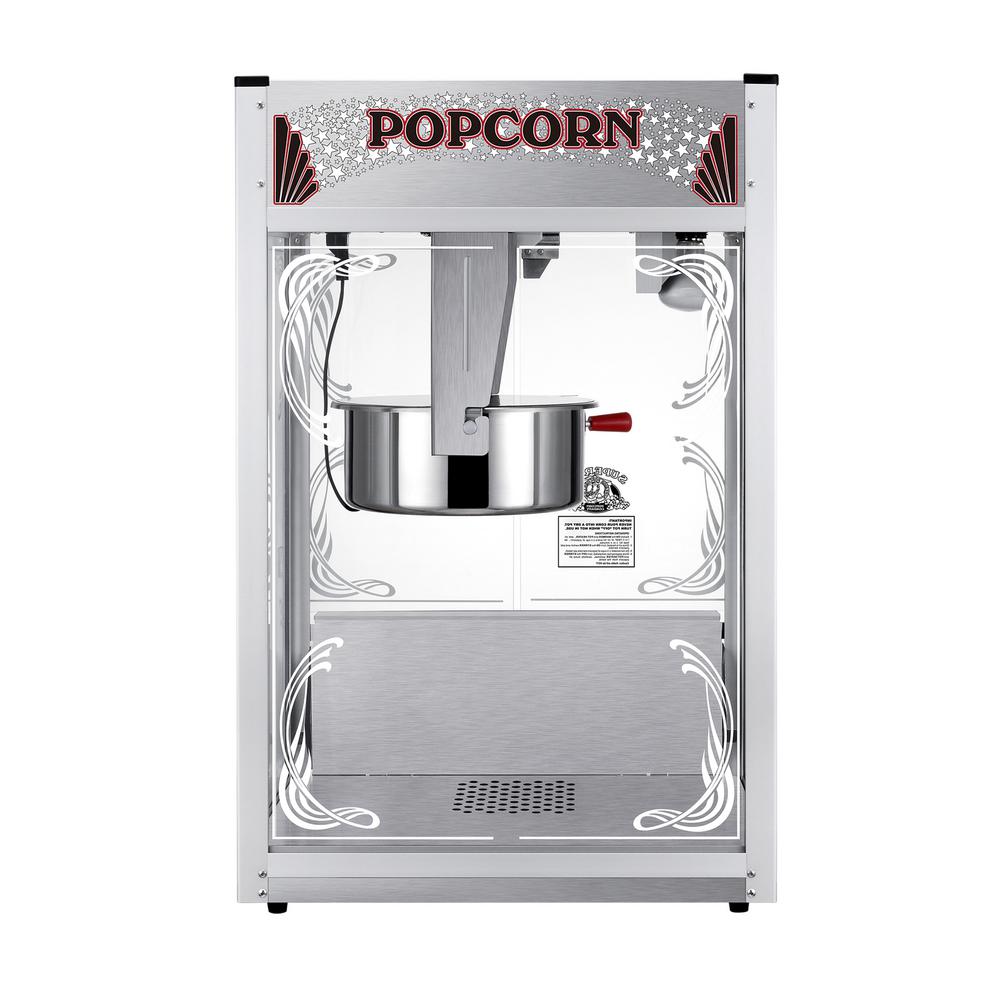 Superior Popcorn Company 20 Oz Stainless Steel Countertop Popcorn