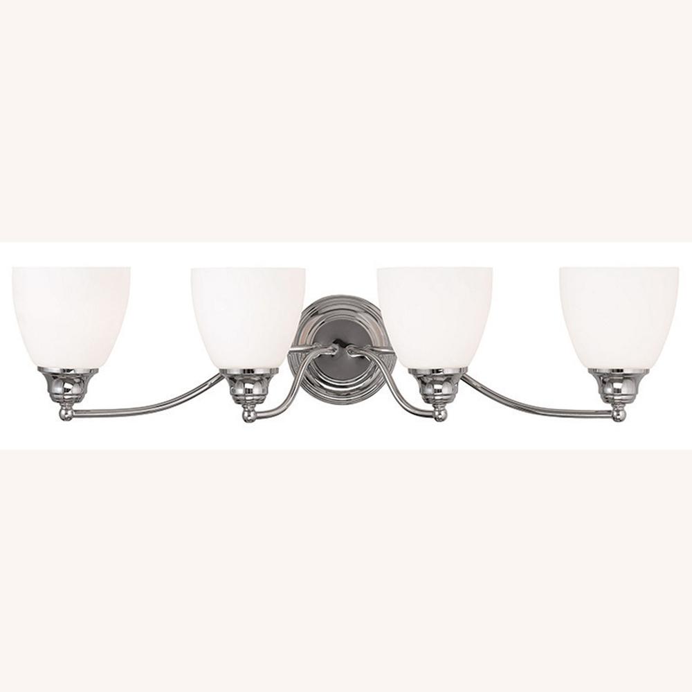 Livex Lighting Astoria 4 Light Polished Chrome Bath Vanity133405