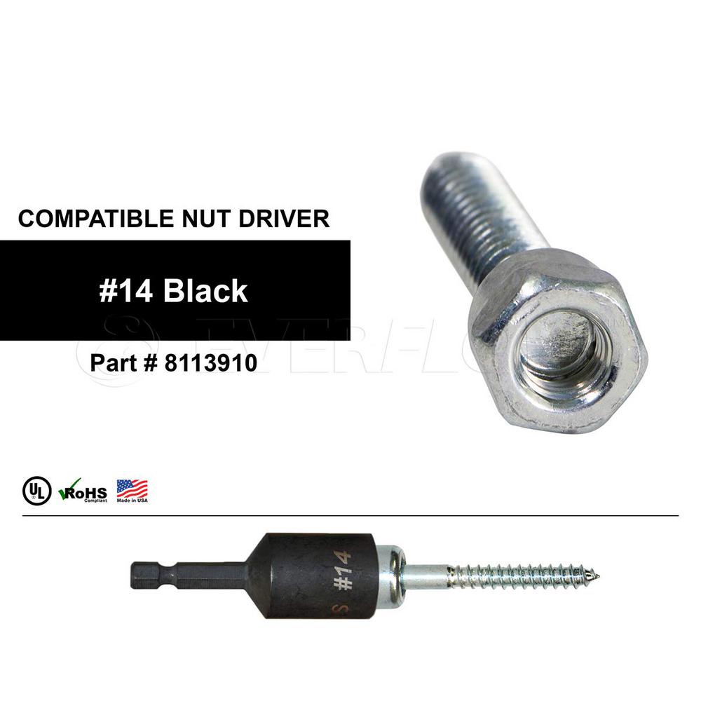 for Wood Sammys 8010957-25 Vertical Rod Anchor Super Screw with 3//8 in Pkg.=25 Threaded Rod Fitting 1//4 x 3 Screw