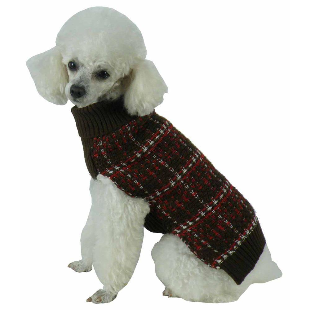 white dog sweater