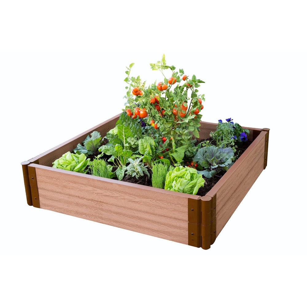 Lifetime 4 ft. x 4 ft. Two Raised Garden Beds with One Tent Enclosure