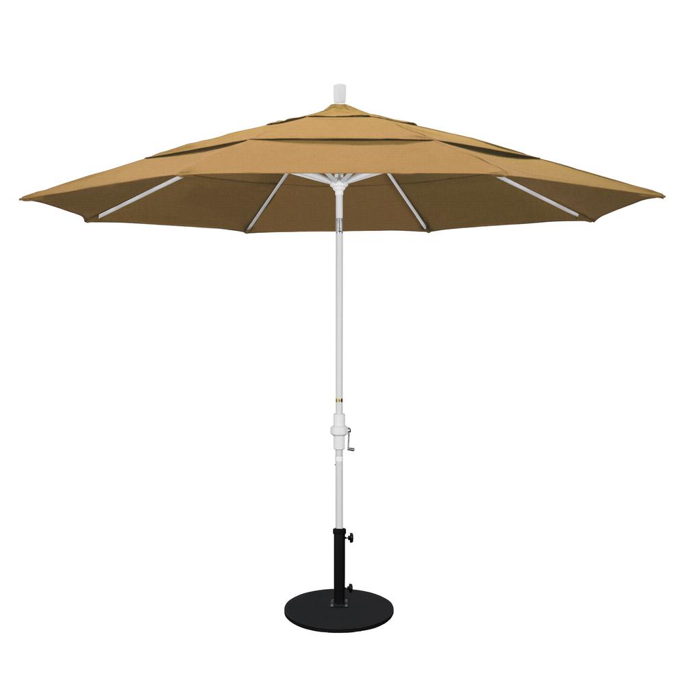 California Umbrella 11 ft. Aluminum Collar Tilt Double Vented Patio