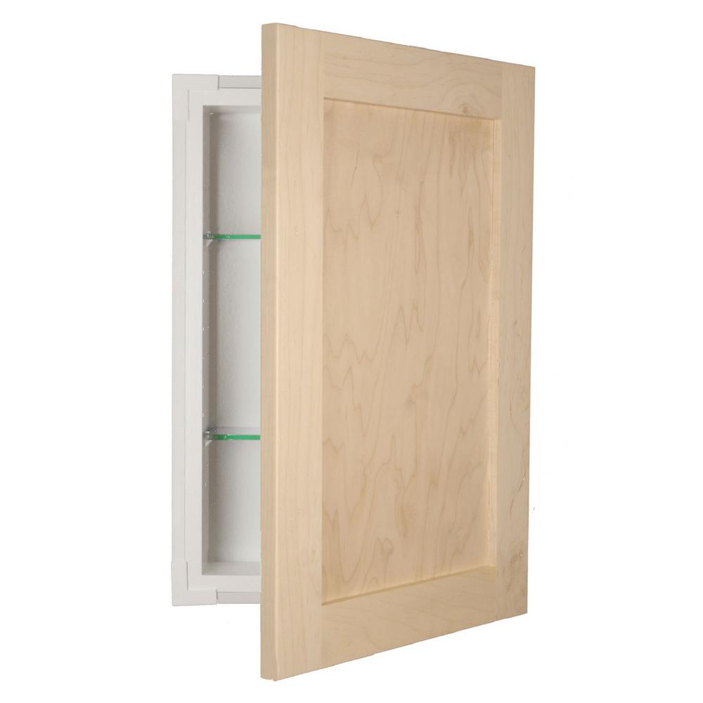 Unbranded Silverton 14 In X 24 In X 4 In Recessed Medicine Cabinet In Unfinished Fr 224 Unf Door The Home Depot