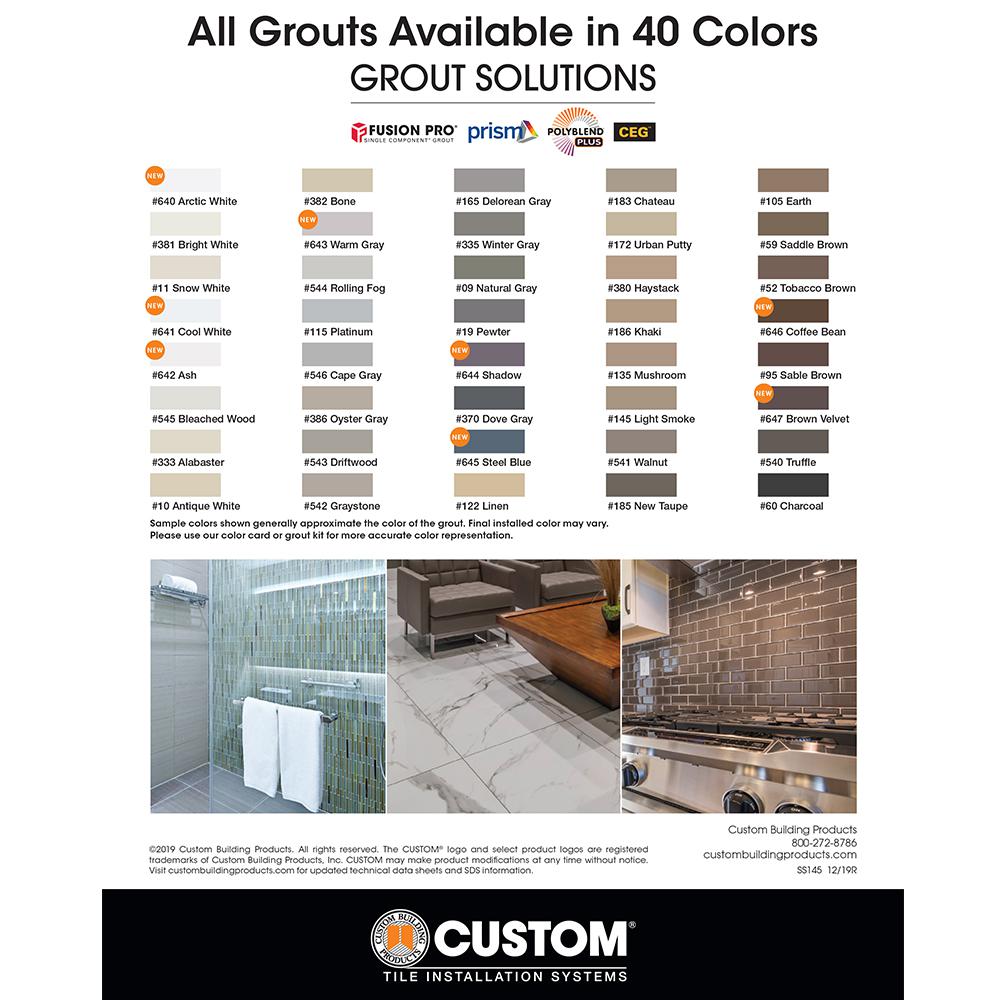 Grout Colorant Kit: Custom Building Products Colors/ 8oz bottle | Tile grout,  Grout color, Tile grout color