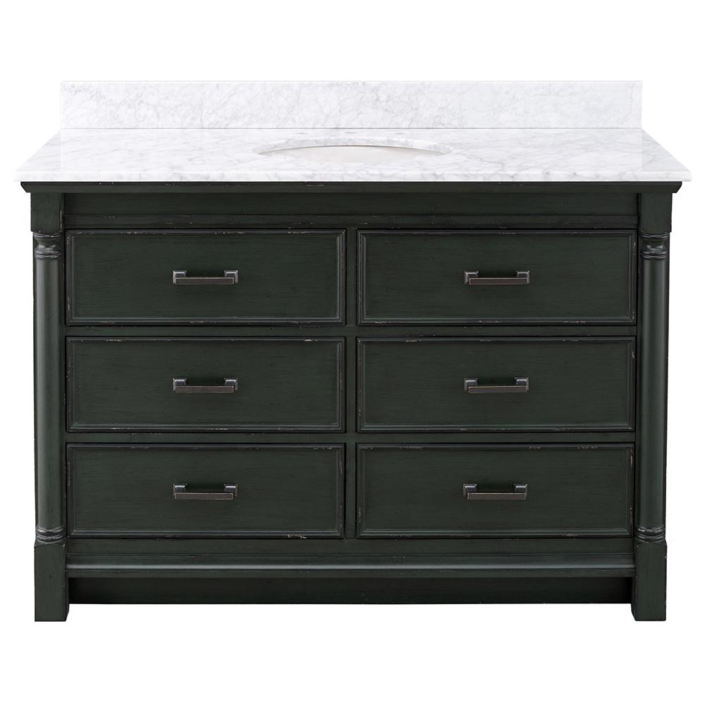 Green Bathroom Vanities Bath The Home Depot