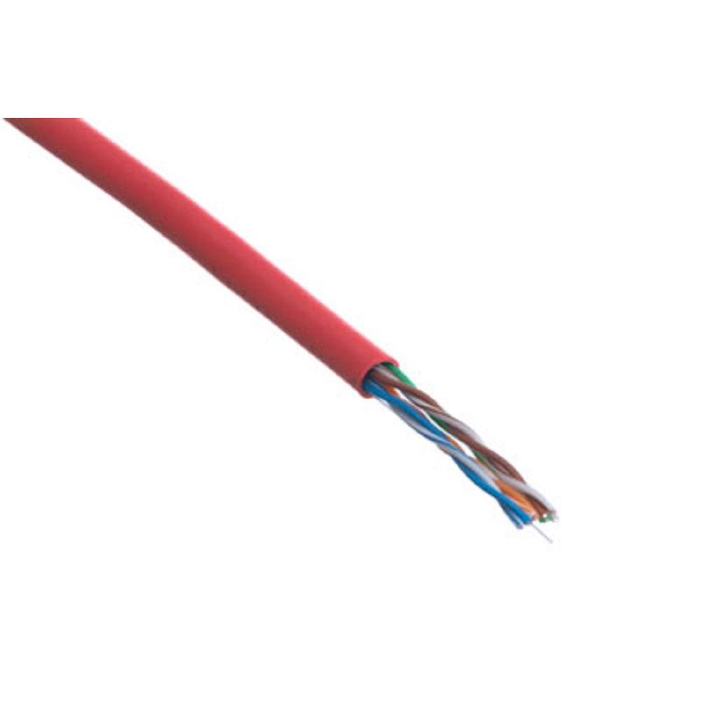 Southwire 1000 ft. Red 24/4 CAT5E Solid BC CMR Cable57890701 The