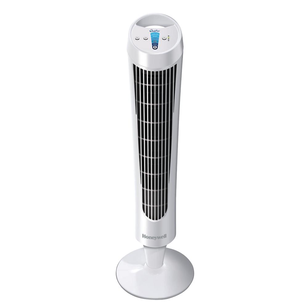 Honeywell 31.42 in. Oscillating Tower Fan in WhiteHY254 The Home Depot