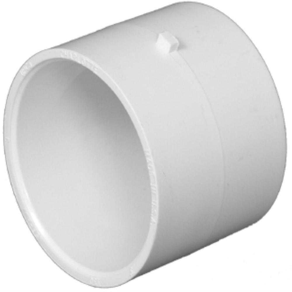 Charlotte Pipe 10 in. PVC DWV Hub Repair CouplingPVC 00130 1800 The