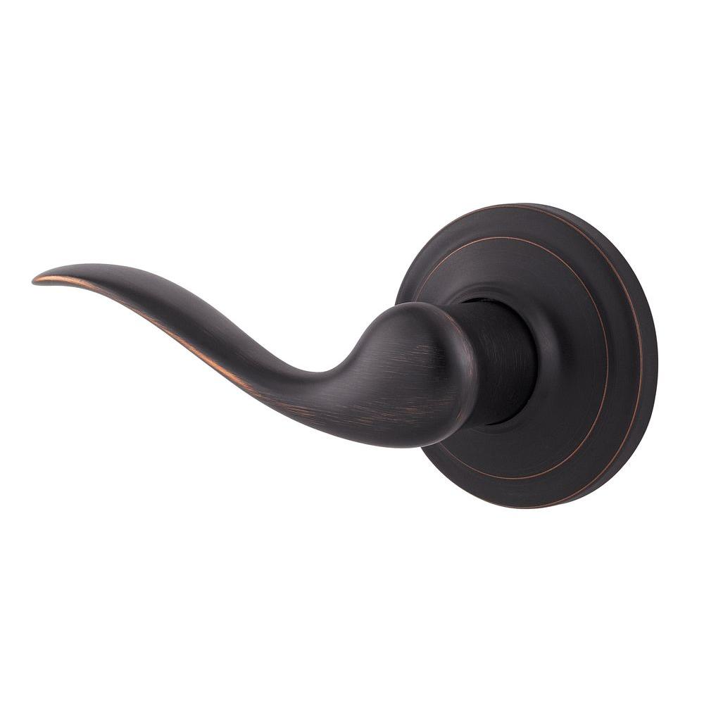 UPC 059184193596 product image for Dummy Door Levers: Weiser Door Handles Toluca Venetian Bronze Left-Handed Dummy  | upcitemdb.com