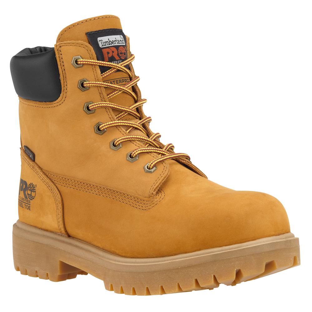 Work Boots - Steel Toe - Wheat Size 