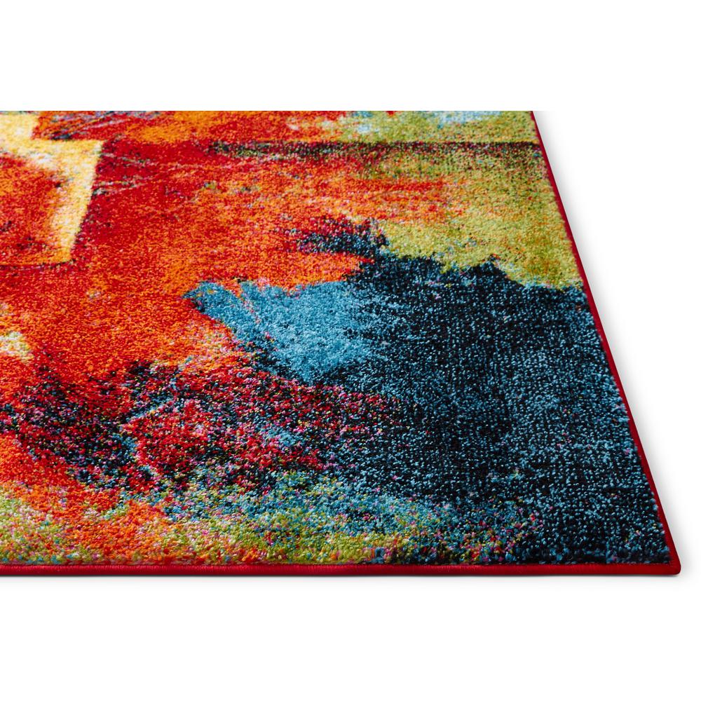 Well Woven Viva Destiny Bright Multi Color Modern Abstract 5 Ft 3 In X 7 Ft 3 In Area Rug Vi170 5 The Home Depot