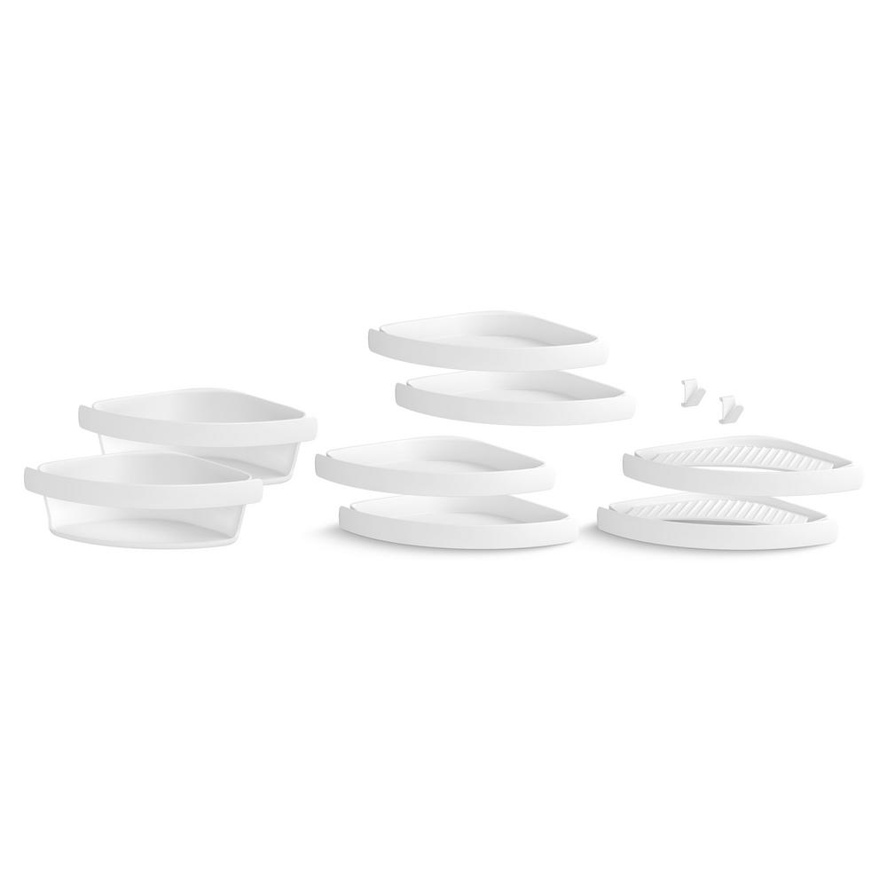 STERLING Store+ 10-Piece Bath Accessory Set in White