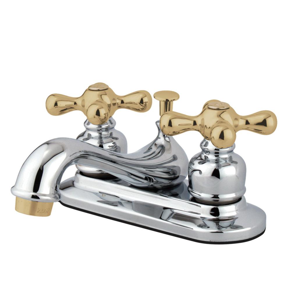 Kingston Brass Traditional 4 in. Centerset 2-Handle ...