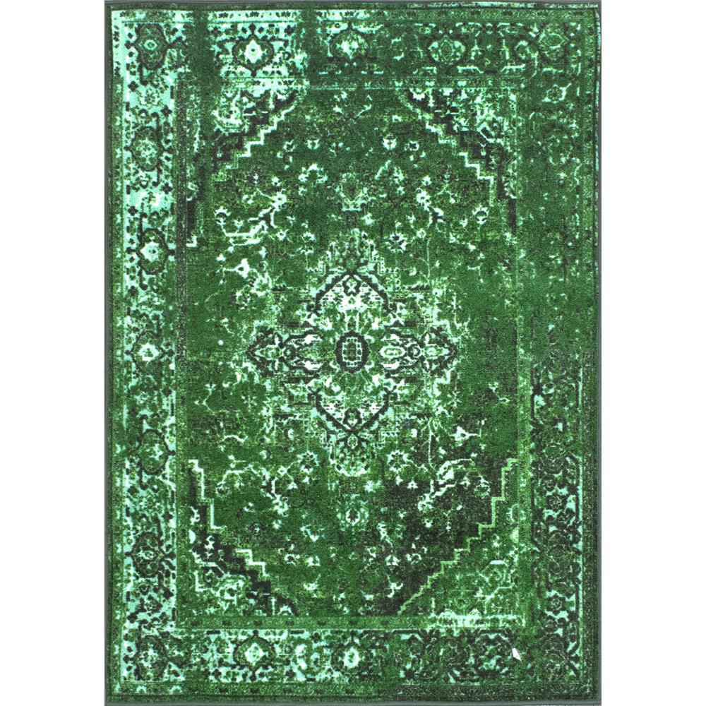 Nuloom Vintage Reiko Green 3 Ft X 5 Area Rug