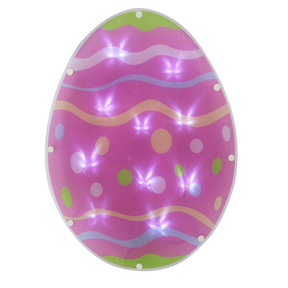 Northlight 14 Battery Operated Led Lighted Easter Egg Window