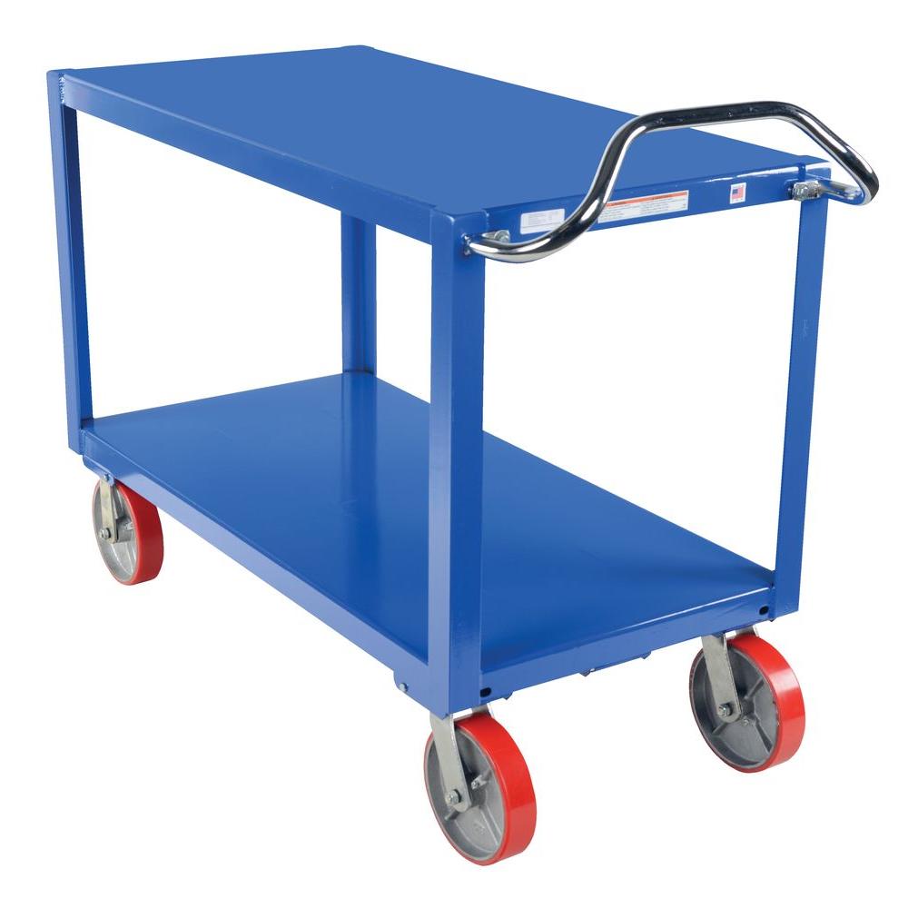 Vestil 30 In. X 60 In. 3,600 Lb. Heavy Duty Ergo Handle Cart With ...