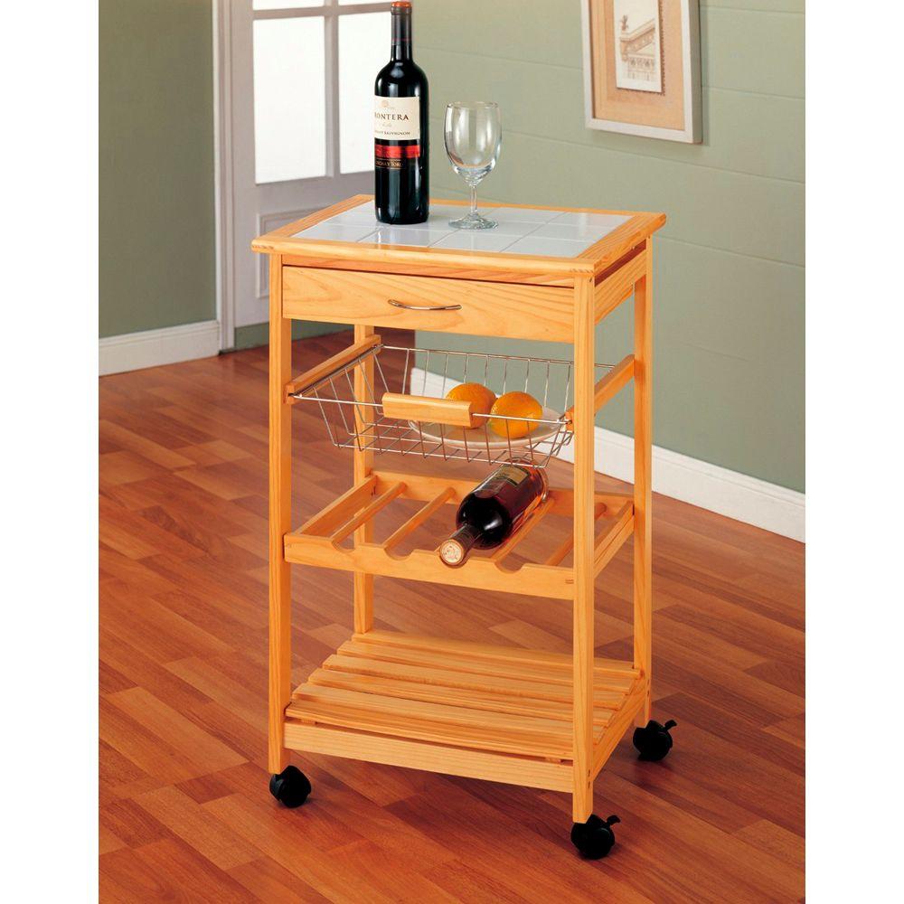 Neu Home Natural Kitchen Cart With Wine Rack 34131W 1 The Home Depot   Natural Neu Home Kitchen Carts 34131w 1 64 1000 