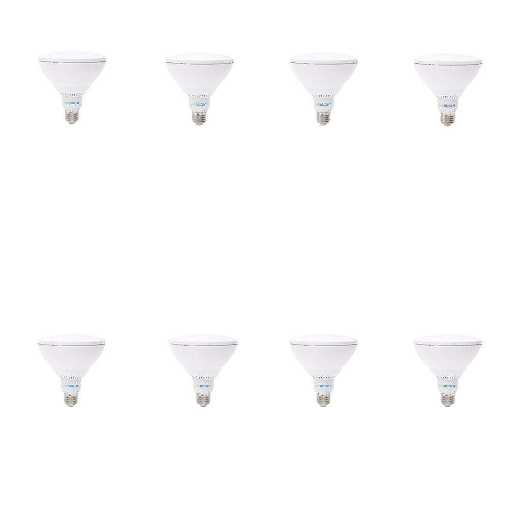 Par38 Led 8 Light Bulbs Lighting The Home Depot 75w Equivalent Soft White 2700k Par38 Dimmable 90 Cri Flood Led Light Bulb