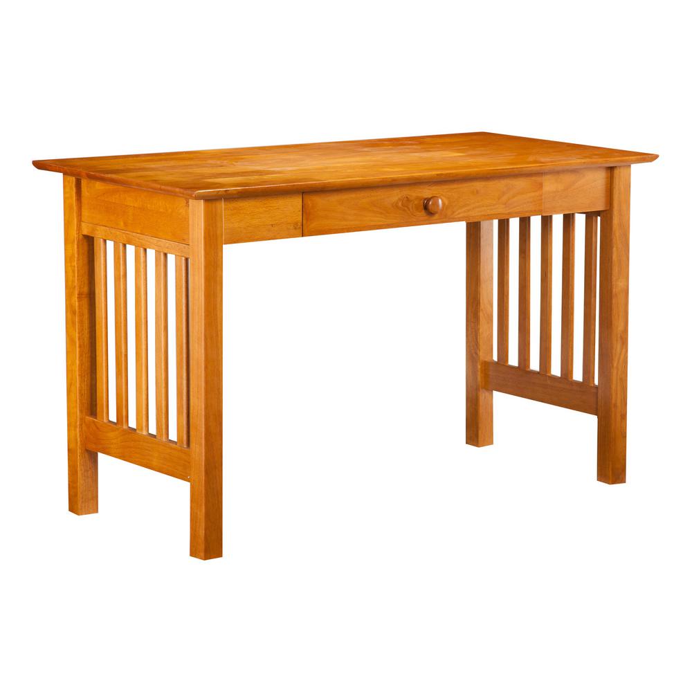 Atlantic Furniture Mission Caramel Latte Desk With Drawer Ah12217 Atlantic Furniture Mission Caramel Latte Desk With Drawer Ah12217 The Home Depot