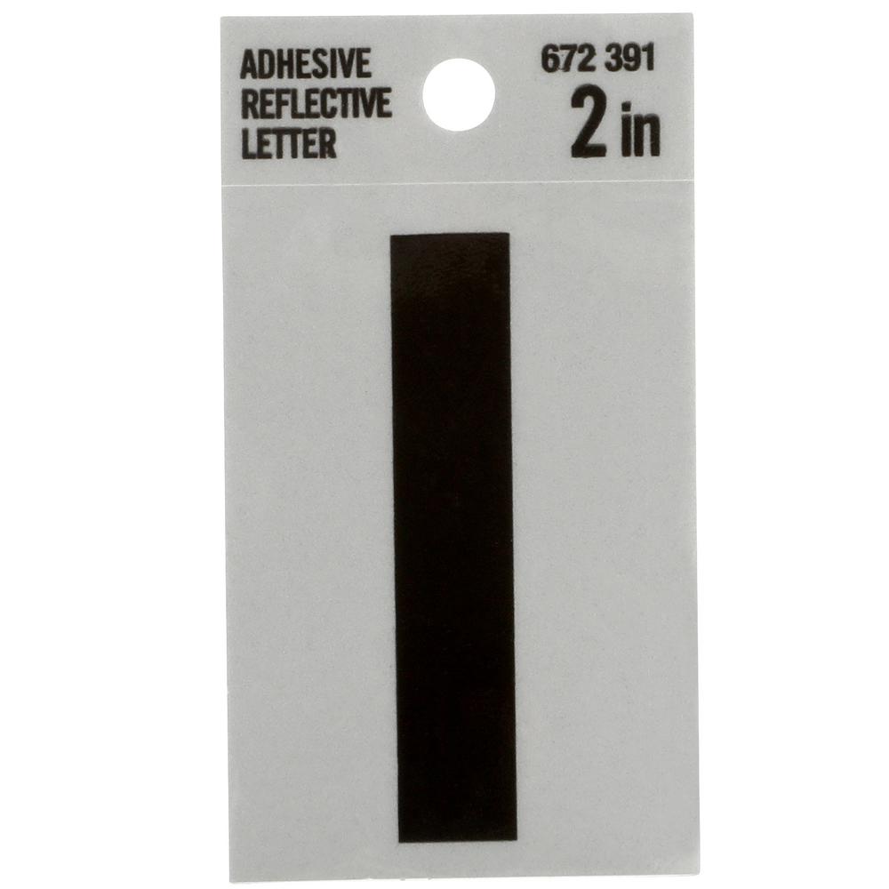 Everbilt 2 in. Vinyl Reflective Letter I-33087 - The Home Depot