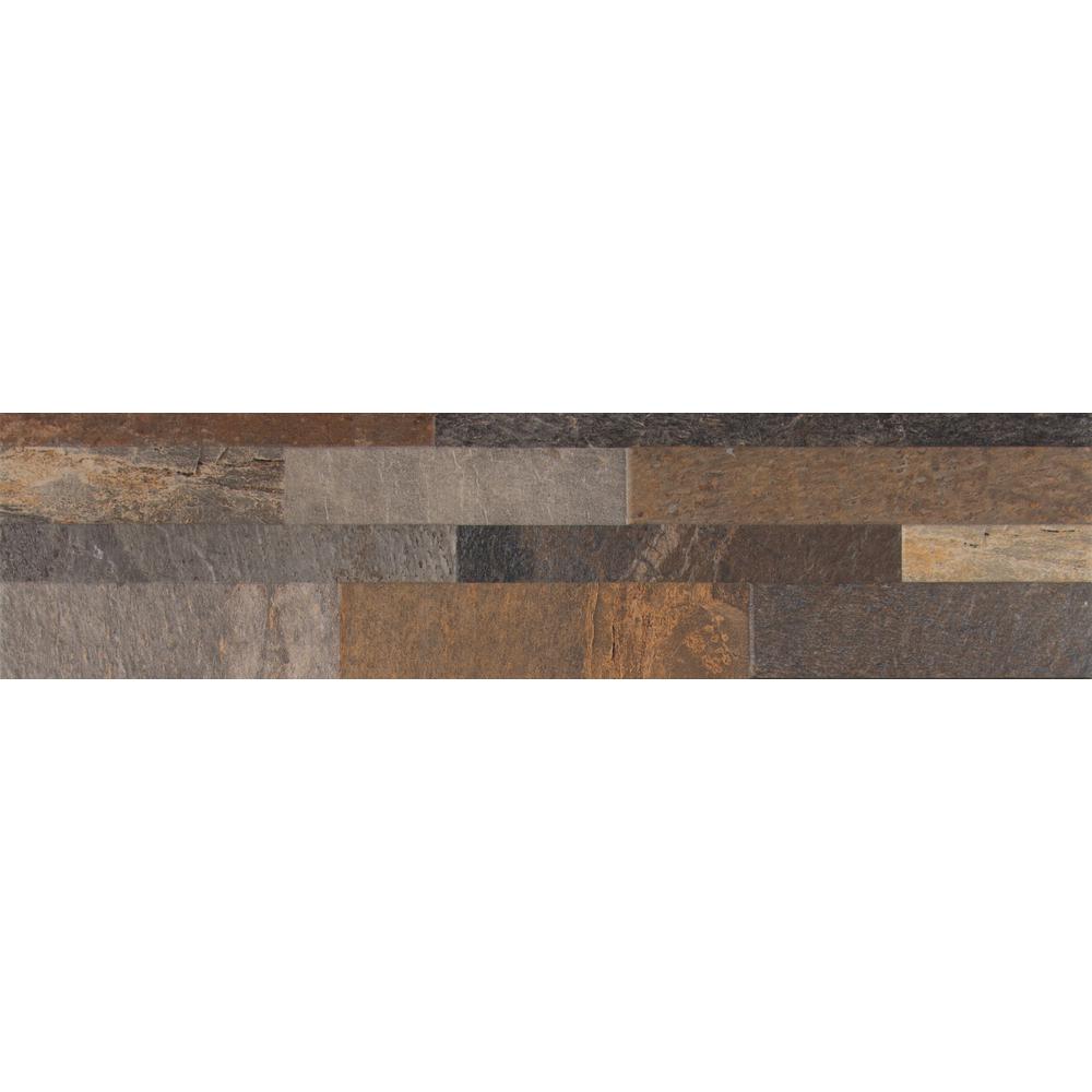 Msi Mountain Rust Ledger Panel 6 In X 24 Glazed Porcelain Wall Msi Mountain Rust Ledger Panel 6 In X 24 Glazed Porcelain Wall Tile
