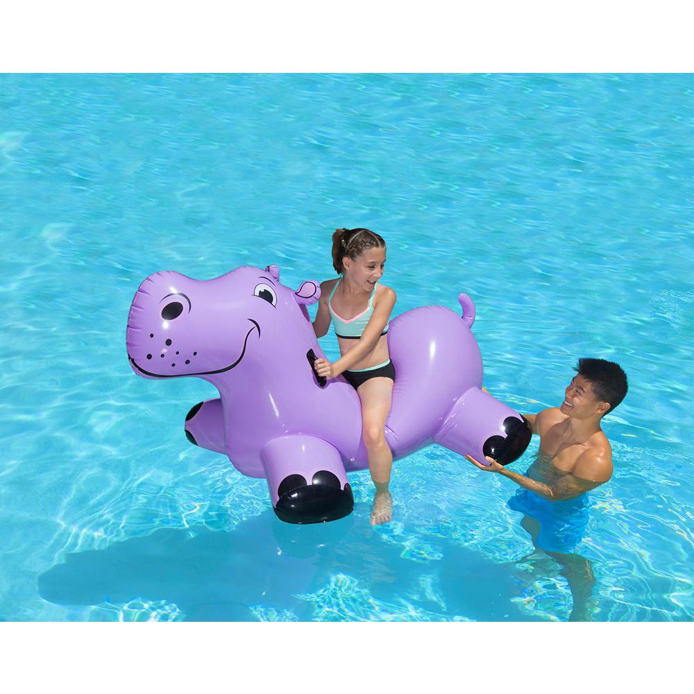 inflatable hippo pool toy