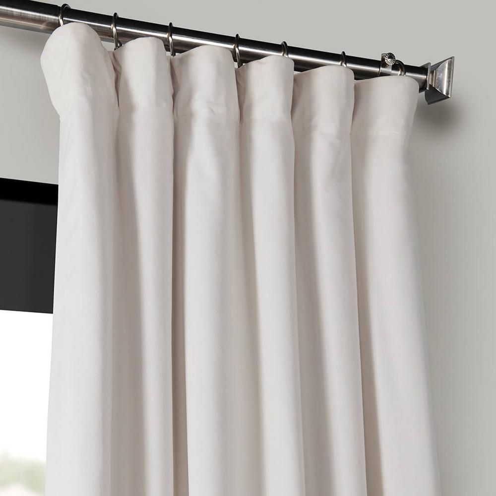 Half Price Drapes Amber Gold 108 X 50 Inch Blackout Velvet Curtain