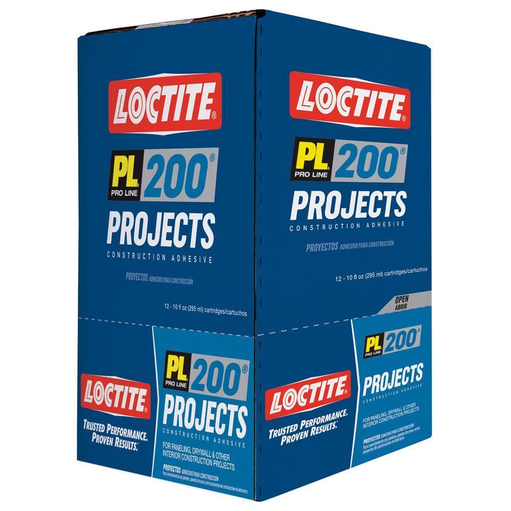 Loctite PL 200 10 Fl. Oz. Multi Purpose Construction Adhesive (12-Pack ...