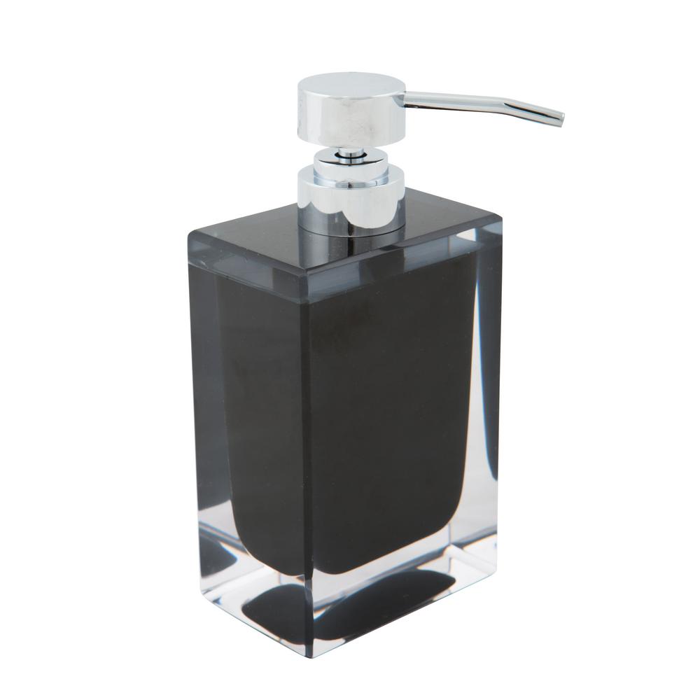 white square soap dispenser