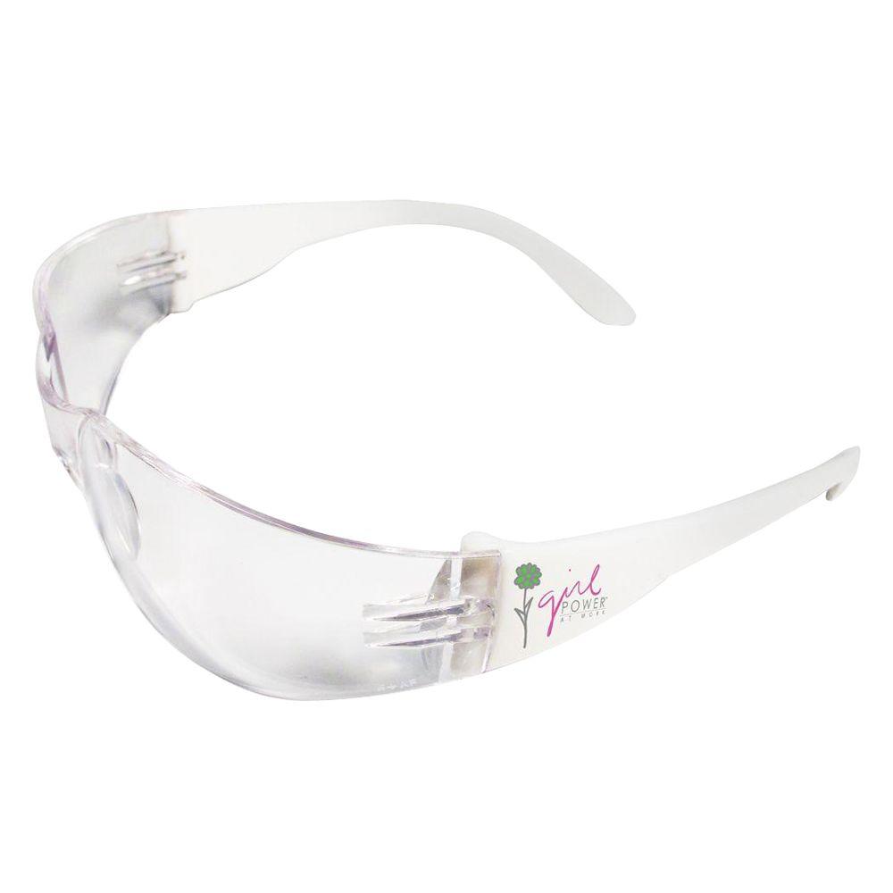 white lens glasses