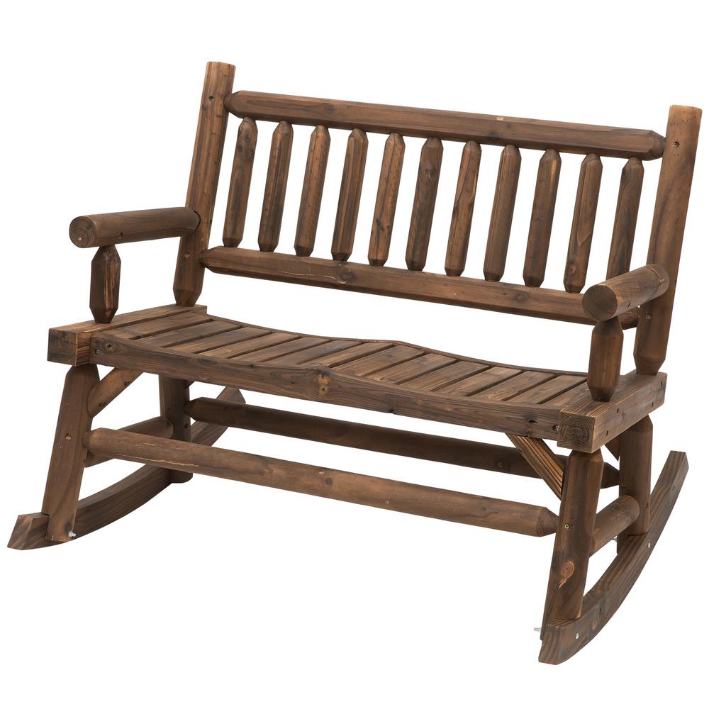 Rocking Outdoor Benches Patio Chairs The Home Depot