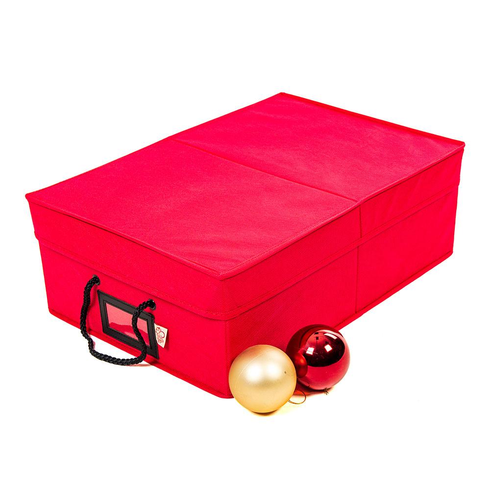 Santa's Bags 2Tray Ornament Storage Box RedSB10453REDRS The
