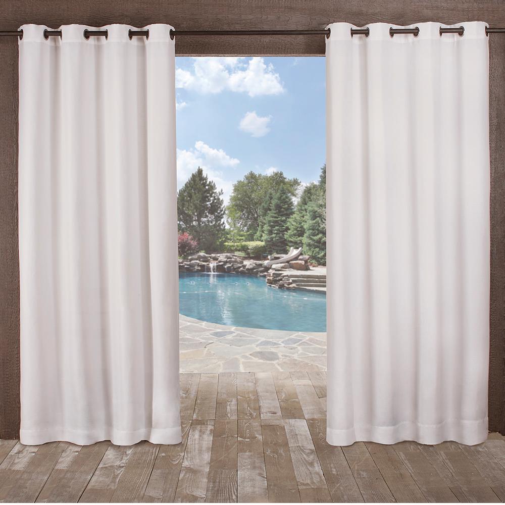 Delano 54 In W X 84 In L Indoor Outdoor Grommet Top Curtain