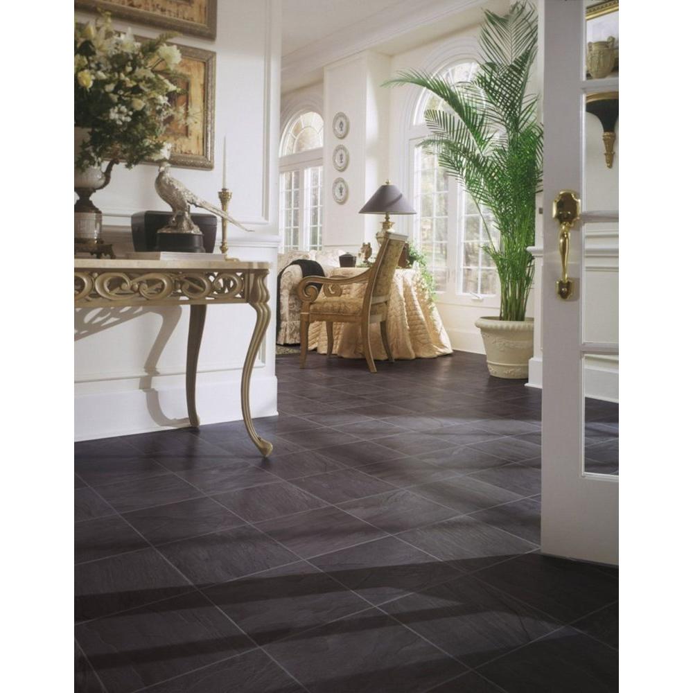 Home Decorators Collection Black Slate 8 Mm Thick X 12 In Wide X 47 In Length Click Lock Laminate Flooring 18 56 Sq Ft Case