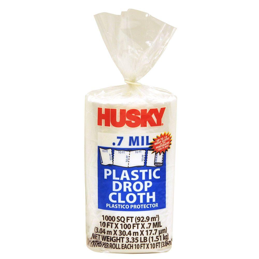 Hdx 10 Ft X 25 Ft Clear 6 Mil Plastic Sheeting Rshd610 25c The Home Depot