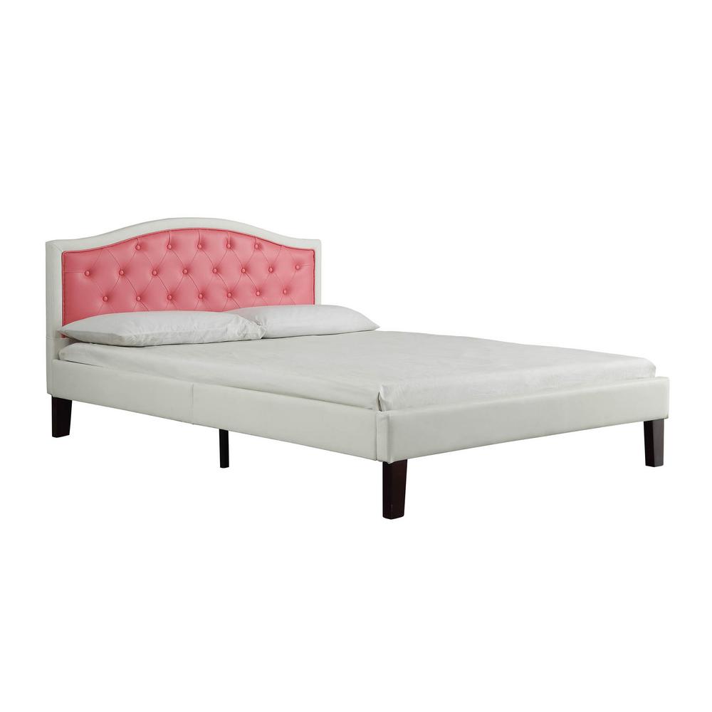 Baxton Studio Audrey Light Gray Full Bed-146-8236-HD - The Home Depot