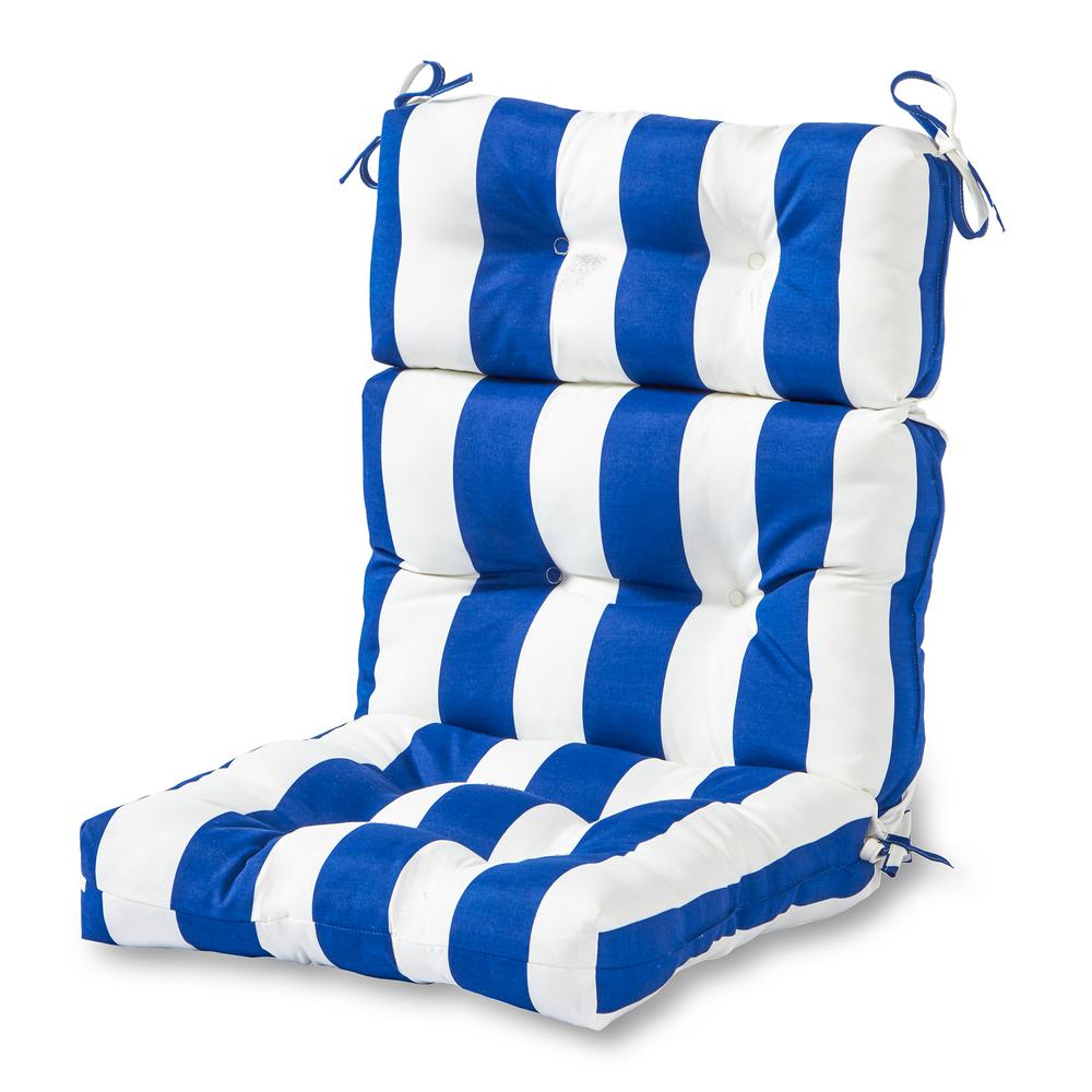 blue stripe cushions