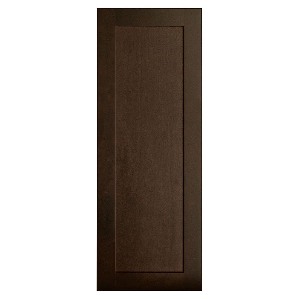 Hampton Bay 11x29.375x0.625 in. Shaker Decorative End Panel in JavaKAEP1230SJM The Home Depot
