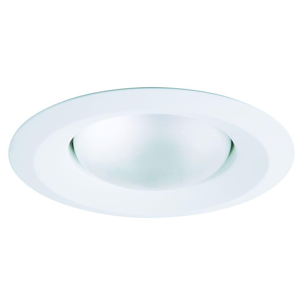 7 Recessed Lighting Trims The Home Depot White Recessed Ceiling Light Self D Splay Trim