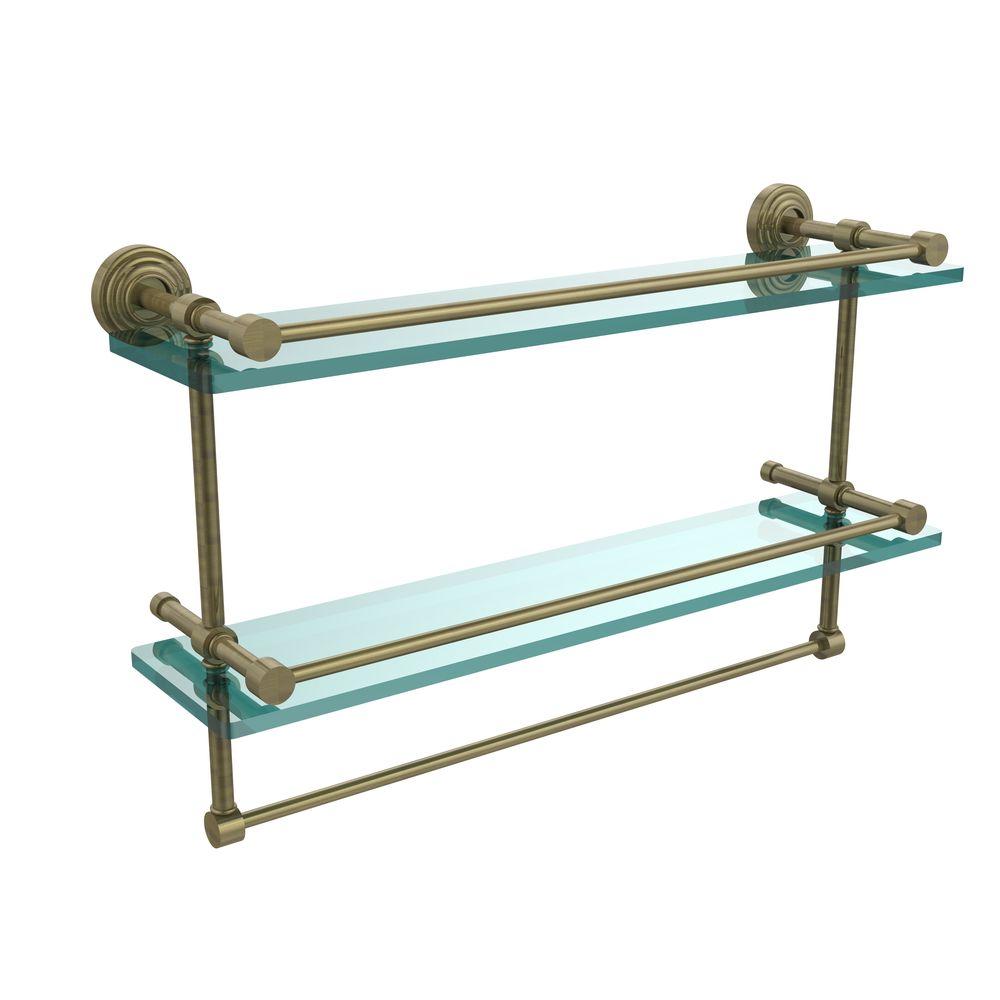 brass corner shower shelf