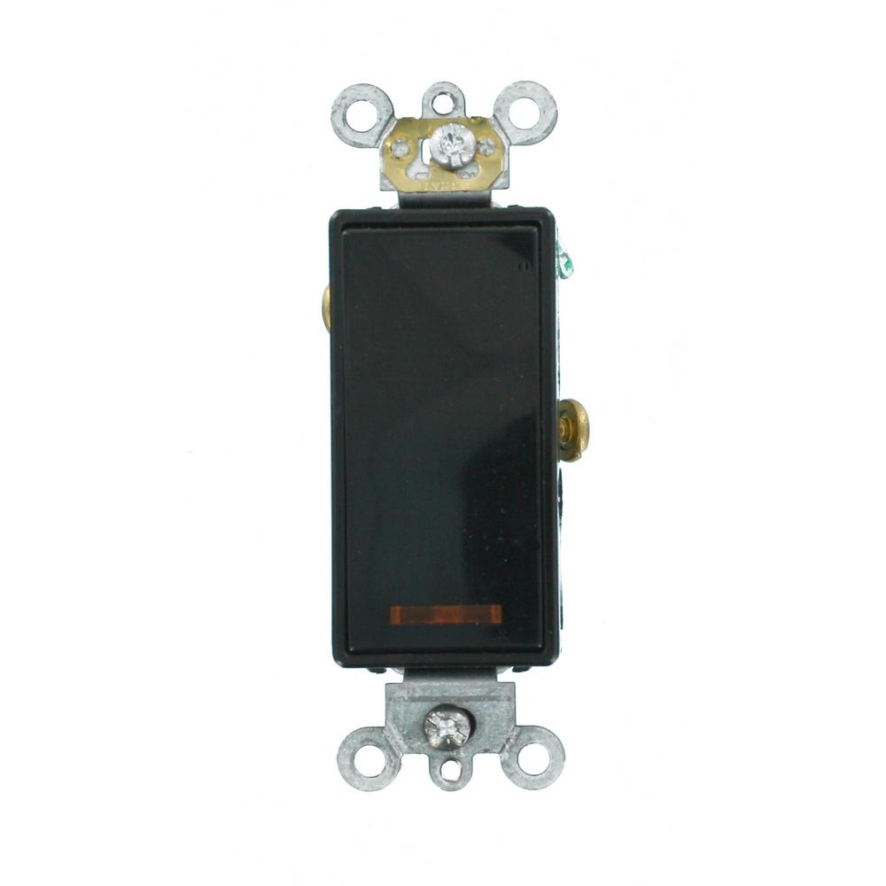 Leviton 20 Amp Decora Plus Commercial Grade Single Pole Lighted Rocker