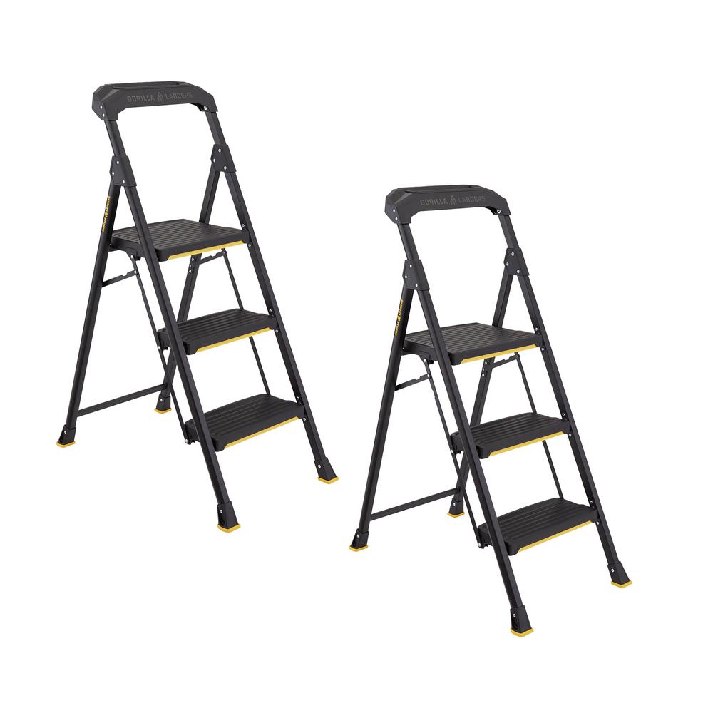 step lbs type ia capacity load duty rating grade steel pro ladders gorilla stool stools pack glhd