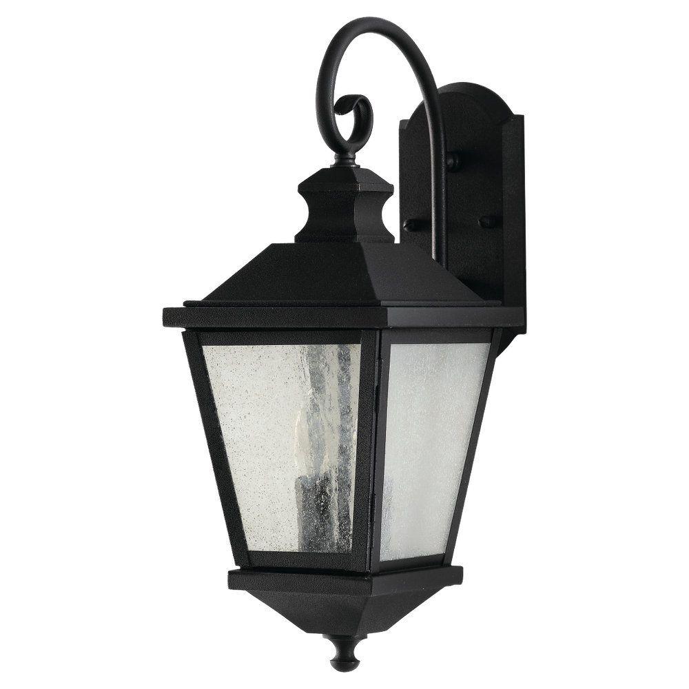 Feiss Woodside Hills 2 Light Black Outdoor 19 75 In Wall Lantern Sconce