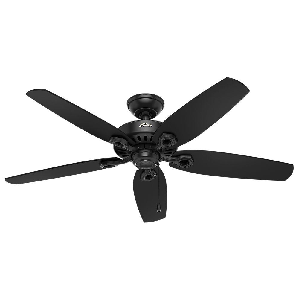 Hunter Energy Star Ceiling Fans Lighting The Home Depot Indoor Outdoor Matte Black Ceiling Fan