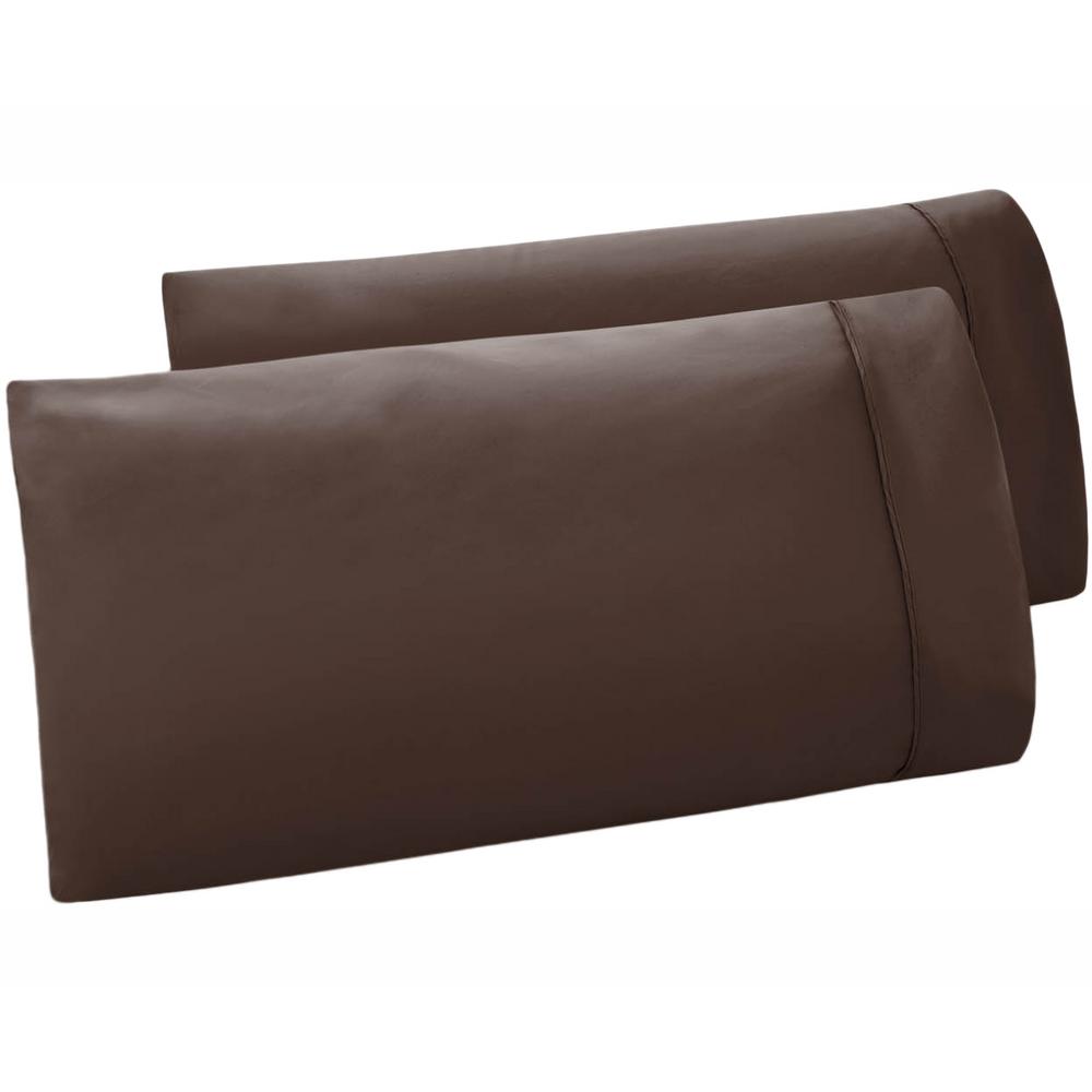 Malouf Chocolate King Pillowcases Set Of 2 Ma90kkchpc The Home